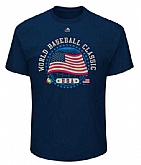 USA Baseball Majestic 2017 World Baseball Classic World At Large T-Shirt Navy,baseball caps,new era cap wholesale,wholesale hats